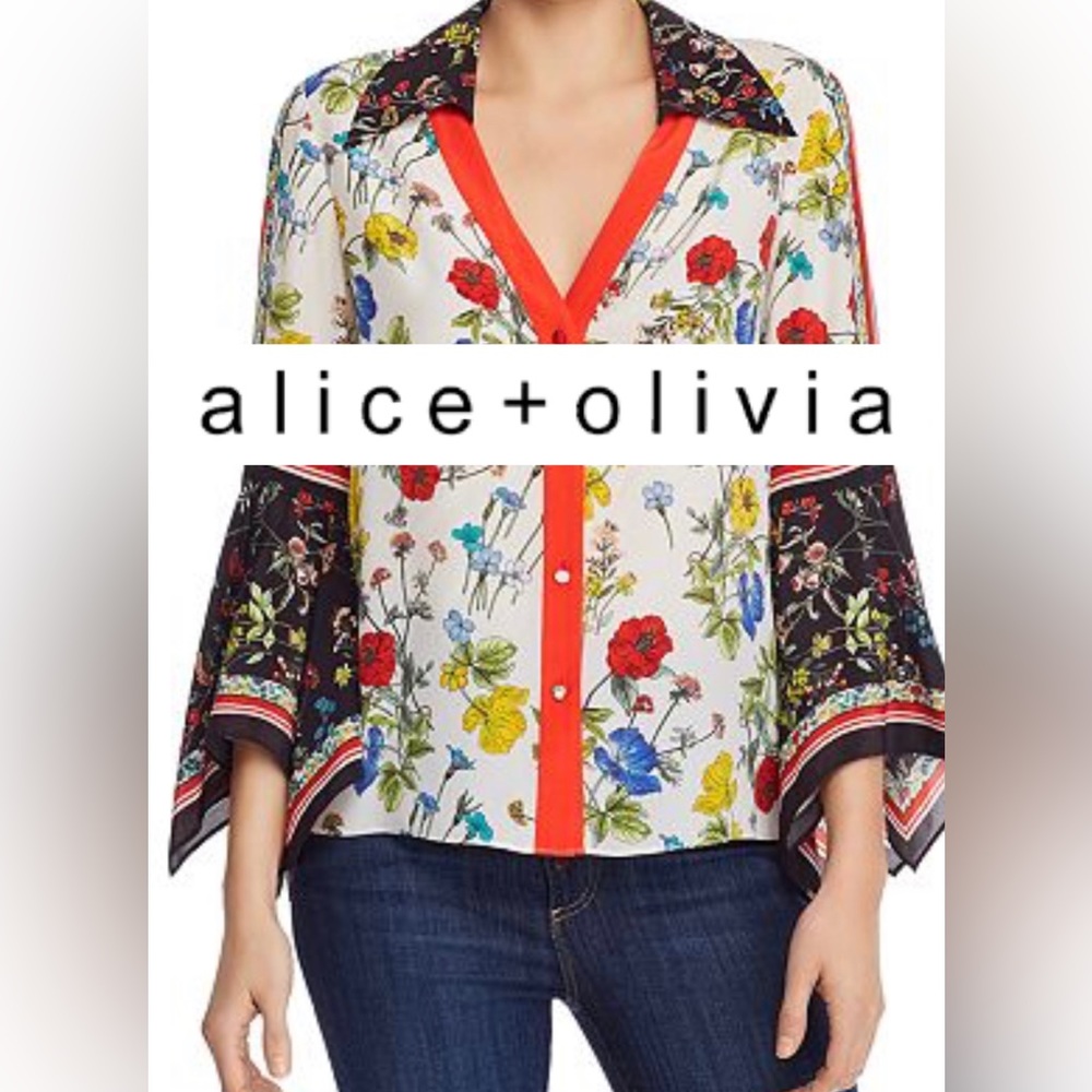 Alice + Olivia gorgeous boho blouse was $350 new